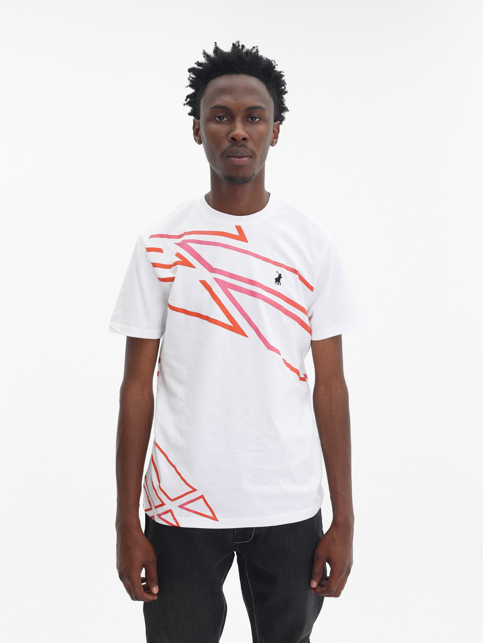 Polo T-Shirt Logo White